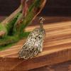 Peacock Ornament Home Decor Statue Figure Brass Ornament, Chinese Handicraft Decoration Small Brass Ornament