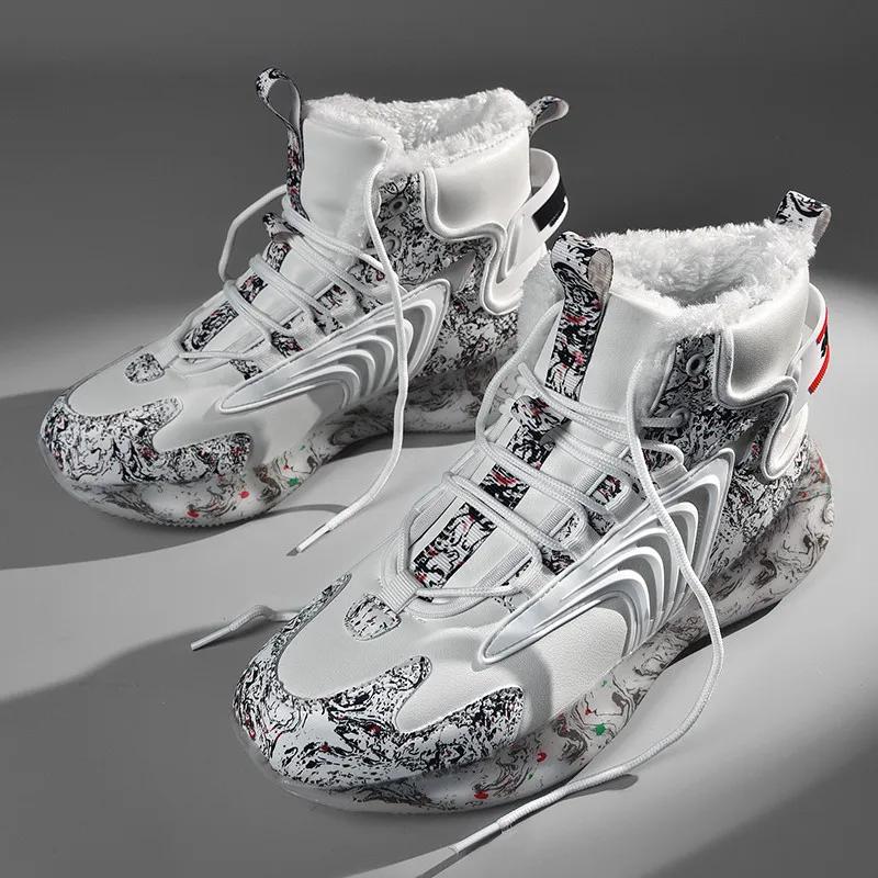 men boots 2024 New Winter Slippers Warm Men Shoes Waterproof Non-Slip Plush Sneakers Male tenis shoes Boots Men Sneakers Winter