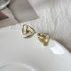 Camellia Temperament No Ear Pierced Ear Clips Pearl Flower Checkerboard Diamond Triangular Ear Clips Niche Earrings Women