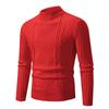 Men S Twisted Knit Sweater Casual Loose Long Sleeve Pullover