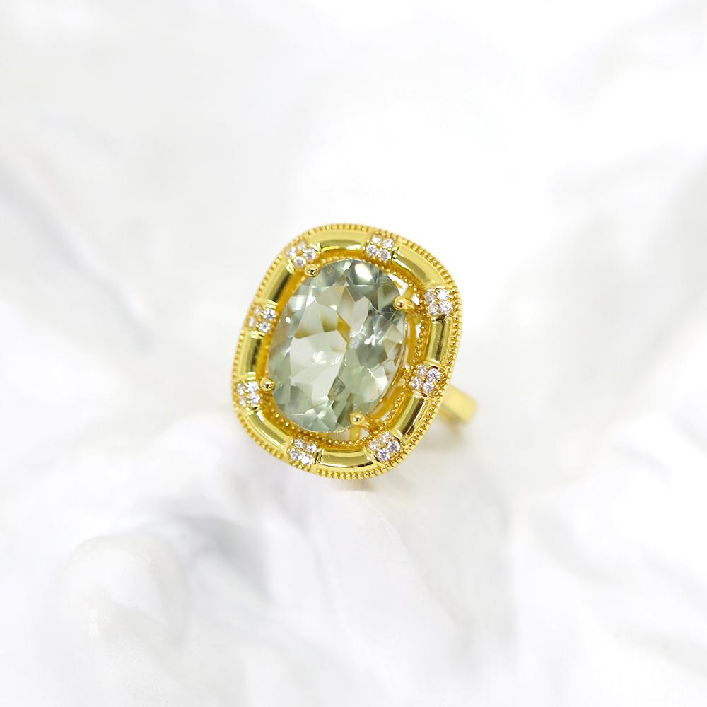 

Bolaijewelry Роскошный дизайн Натуральный зеленый аметист Крупный драгоценный камень Овал 12*16 мм кольцо из стерлингового серебра 925 пробы великолепное ювелирное украшение US RING SIZE:10# зелёный