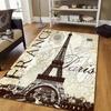 1pc Eiffel Tower Pattern Area Mat  IndoorOutdoor Comfortable Mat for Living Room, Kitchen, Home, Office, Laundry Room Carpets