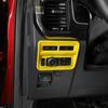 Car Headlight Switch Control Frame Cover For Ford F-150 -2024 Bright Yellow