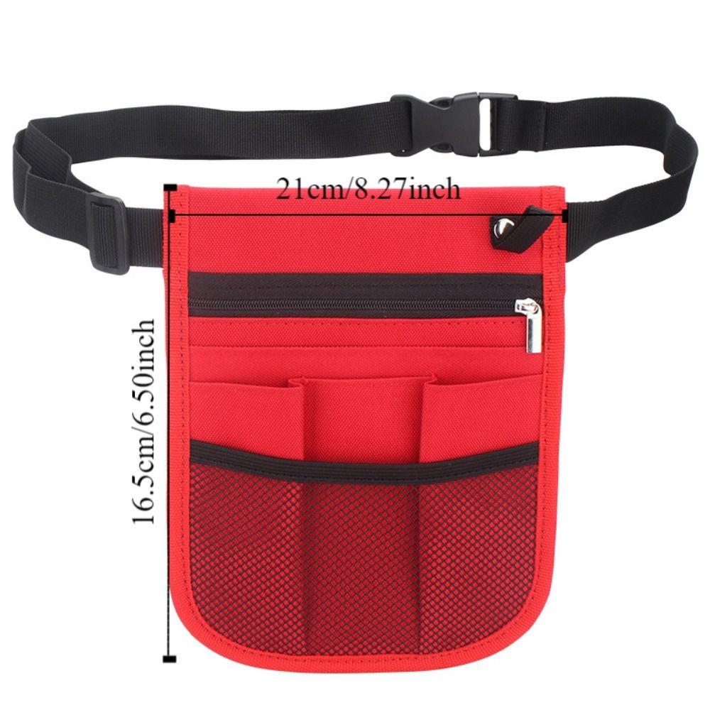 Multi-Compartment Nurse Organizer Belt Large Capacity Pets Accessories Bag Nursing Supplies