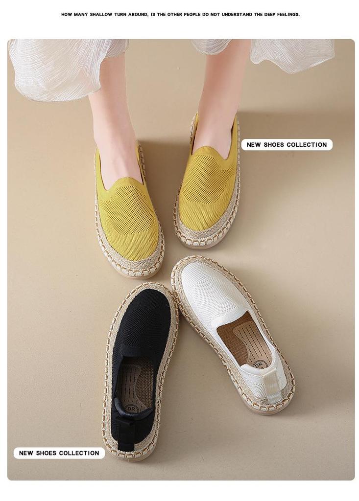Women's Summer Slip-On Canvas Shoes - Breathable, Versatile, and Comfortable Flats