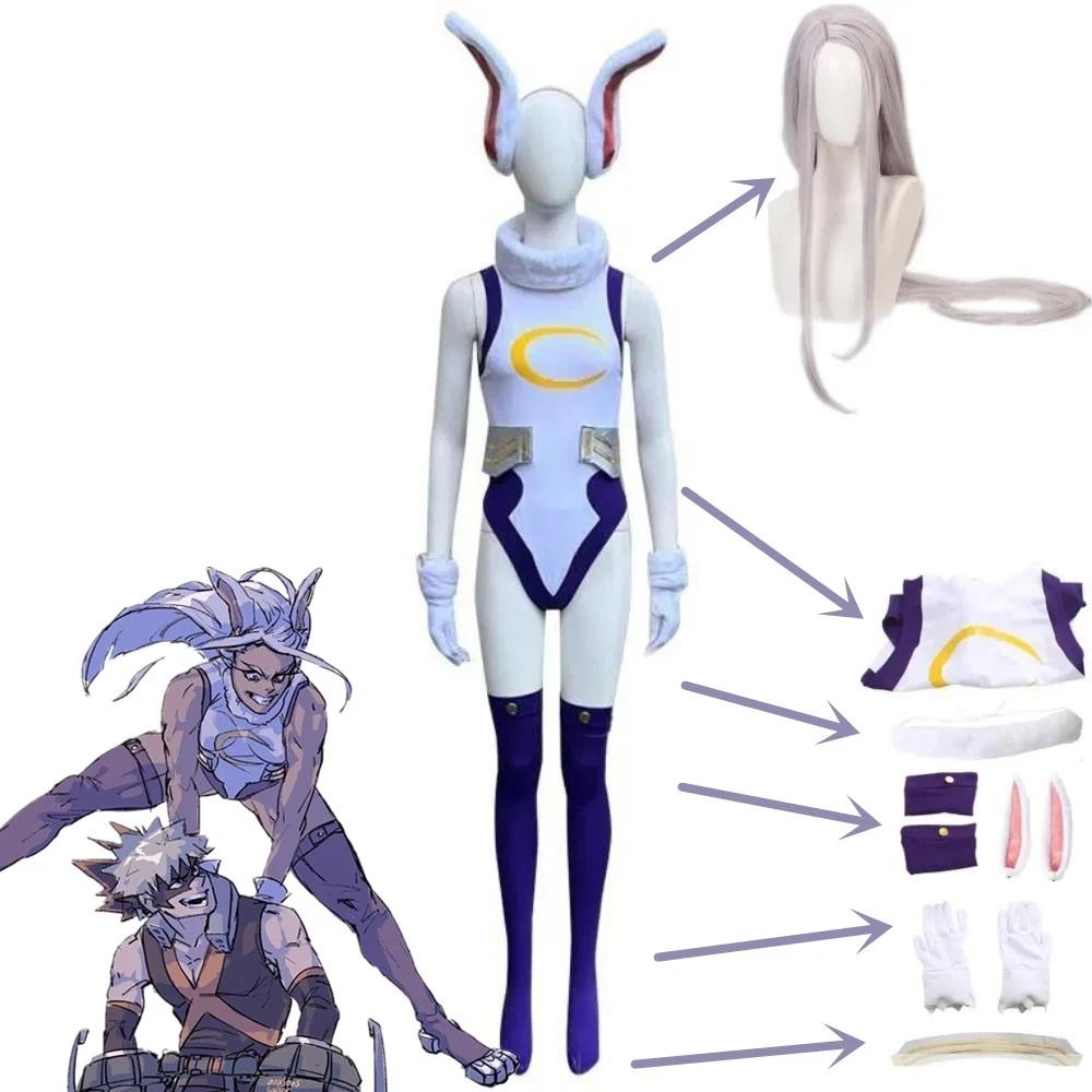 Mha Rabbit Hero Mirko Cosplay Sexy Costume Anime Bnha Rumi Usagiyama Miruko Role Playing Party Cosplay Women