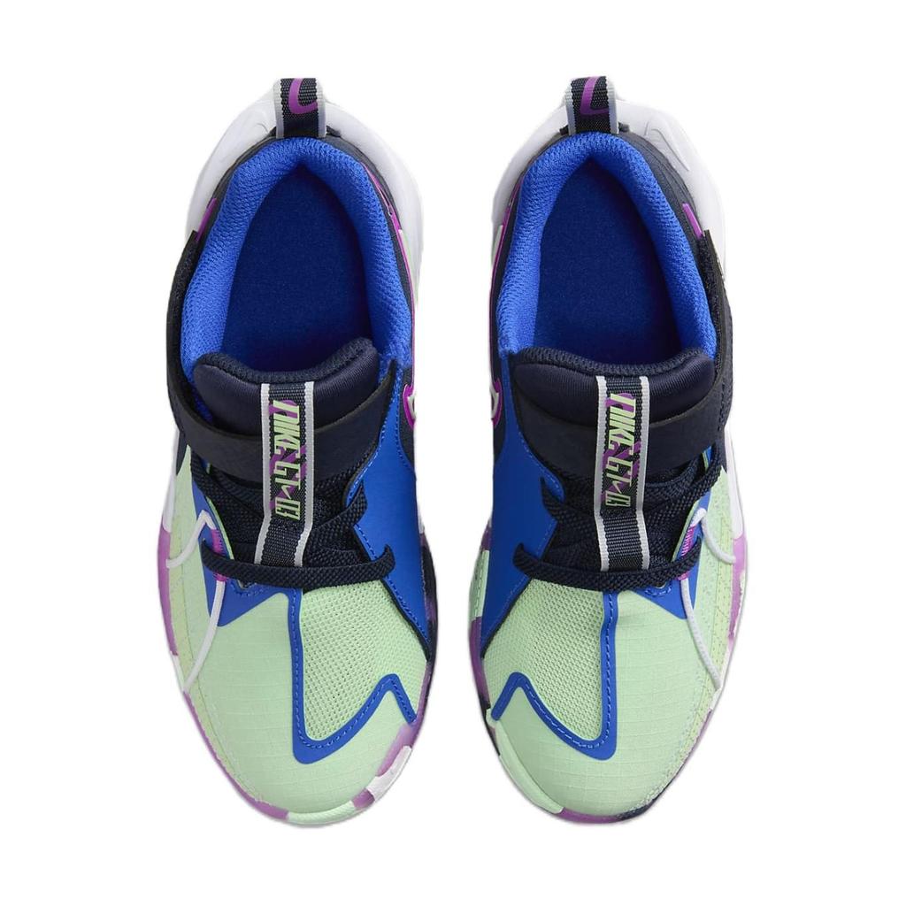 Nike GT. Schnitt 3 Rutschfeste Dämpfung Abriebfeste Niedrige Kinder-Basketballschuhe Grün Blau Kinder FQ2783-400