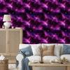Watercolor Galaxy Wallpaper Plum, Purple, Black and Burgundy 50x1000