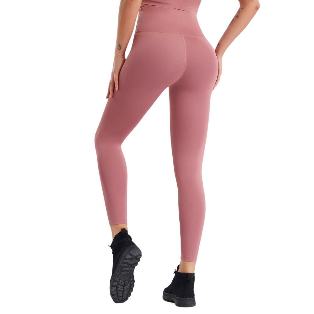 Women's Base Layer Yoga Leggings Pants High Waist Hip Lifting Tights Running Workout Training Gym Fitness Sports Trousers Quick-drying