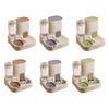 Large Capacity Pet Feeding Device 2 In 1 Feeders and Water Dispenser for Dog Cats