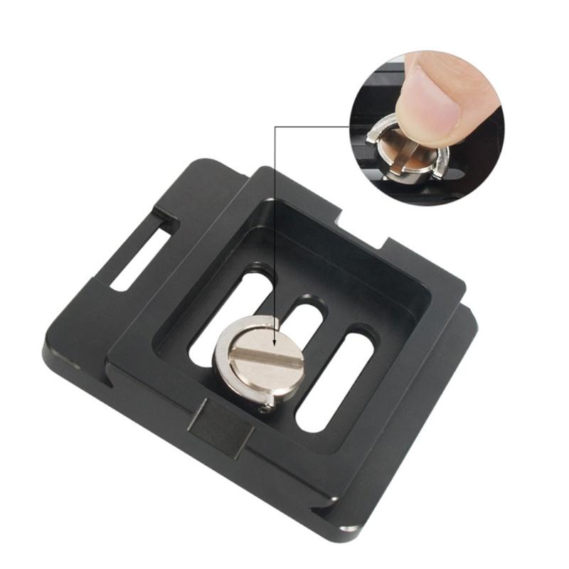 Aluminum Quick Release Plate with 6 AntiSlip Feet Pad for Tripod Ball Head Tripod Adapter Plate For Arca Tripods