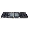 BTC X79 Dual CPU Miner Motherboard DDR3 8 PCI-E X16 with E5-2620 CPU RECC 8G DDR3 Memory 120G MSATA SSD For Support 3060 GP