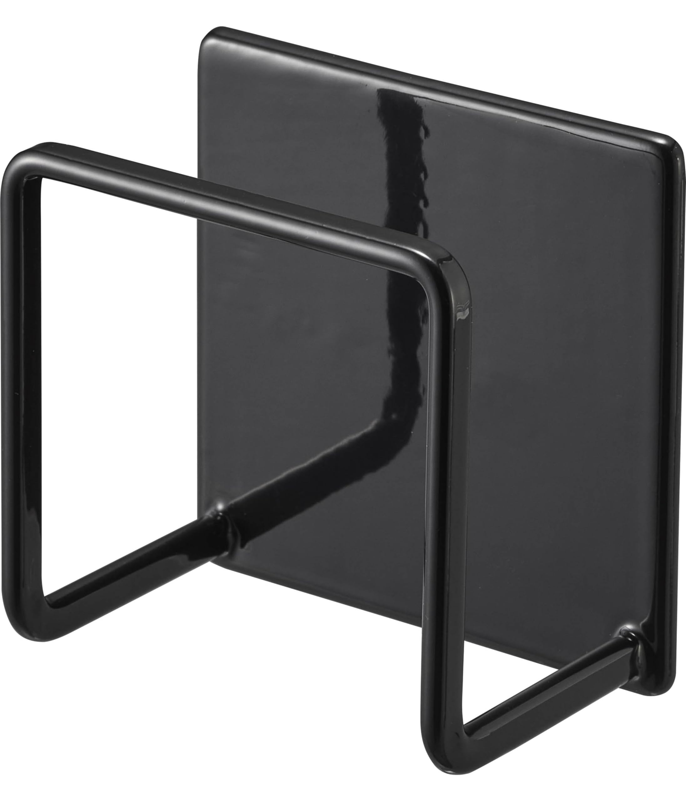 

Yamazaki Tower Magnetic Sponge x x Sponge Kitchen Model 3071 Holder, Black, Approx. W6.5 D4.3 H6.5cm, Rack, Storage, чёрный