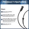 ABS Wheel Speed Sensor Front Left Right ABS Sensor Anti-Lock Braking System Sensor No.AE9Z2C204A for Ford Flex 2010-2012