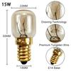 2Pcs 15/25W 220V E14 300 Degree High Temperature Resistant Microwave Oven Cooker Lamp Salt Light Bulb Lighting Bulb
