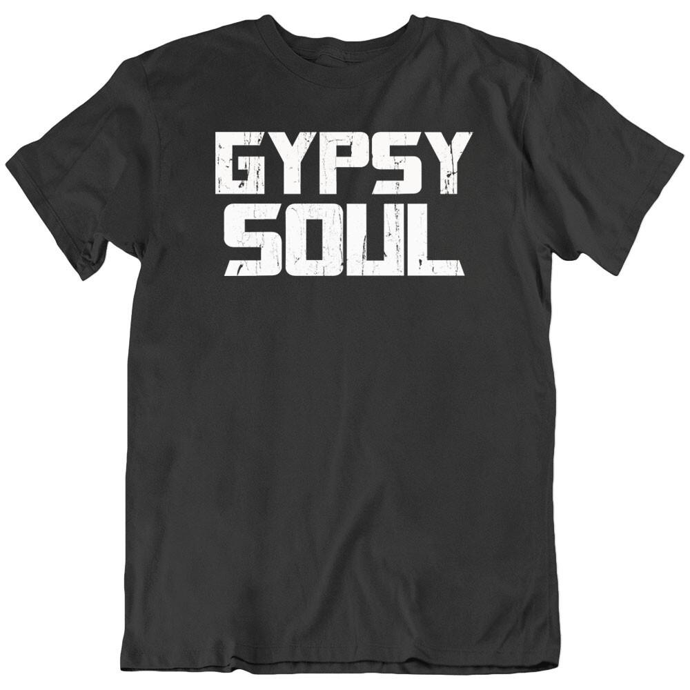 Gypsy Soul Text design Vintage T Shirt XXXXL