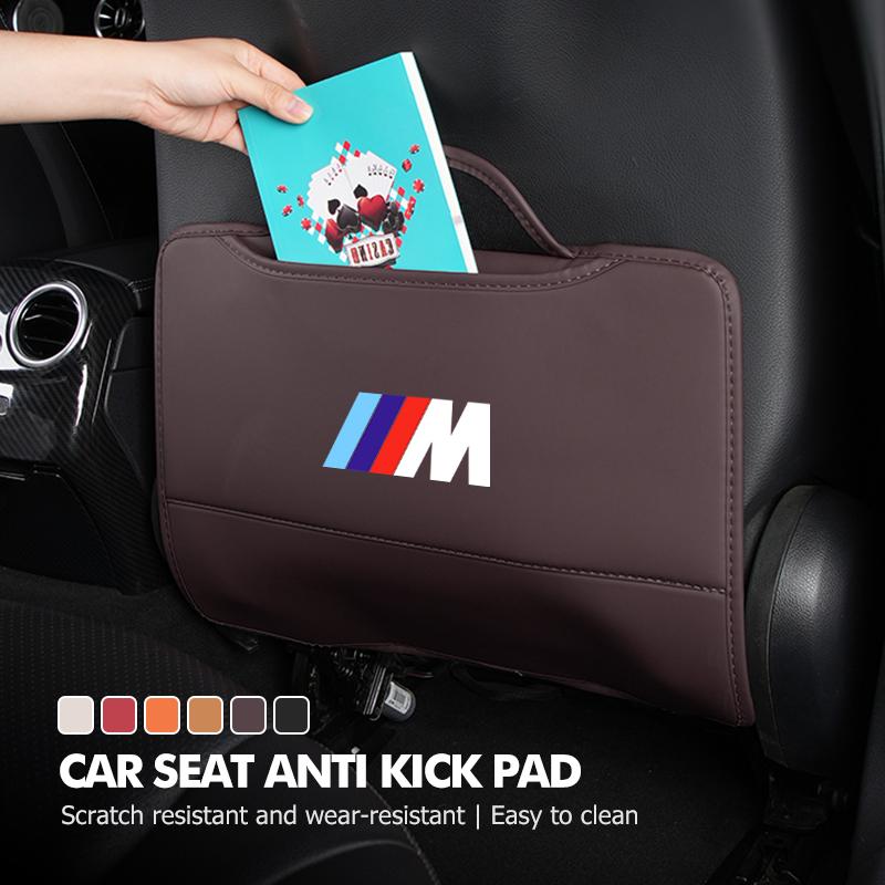 For BMW Car Seat Back Protection Anti-Kick Pad Rear Seat Storage Bag X1 X2 X3 X4 X5 X6 X7 G20 G30 6GT E46 E90 E60 F10 E39 DB5