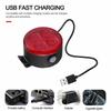 BUCKLOS Bicycle Lights Front And Rear Bike Lamp LED USB Rechargeable Flashlight for Bicycle Bicycle Lighting Light Set Lantern