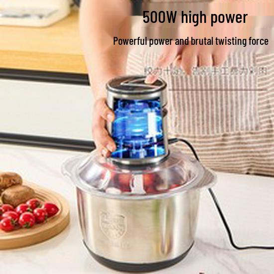 Fully Automatic Stainless Steel Electric Meat Grinder & Vegetable Chopper