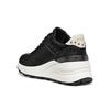GEox WomEn S HEight incrEaSing SnEakErS Black E Ec13