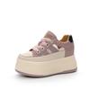 Autumn Women's Shoes New Small Thick-soled Wedge Heel Muffin Heel Women's Shoes Inner Height Increase and Casual Shoes Women's Tide