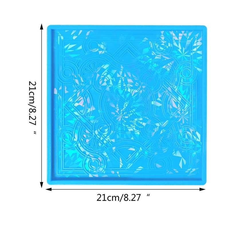 Holographic Paint Ornament Craft Silicone Mold Jewelry Epoxy Casting Jewelry Tool Making Resin Diy Craft Home Decoration