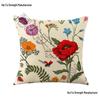 Fresh Plant Throw Pillow - Home Decor Pillowcase for Bedside or Sofa