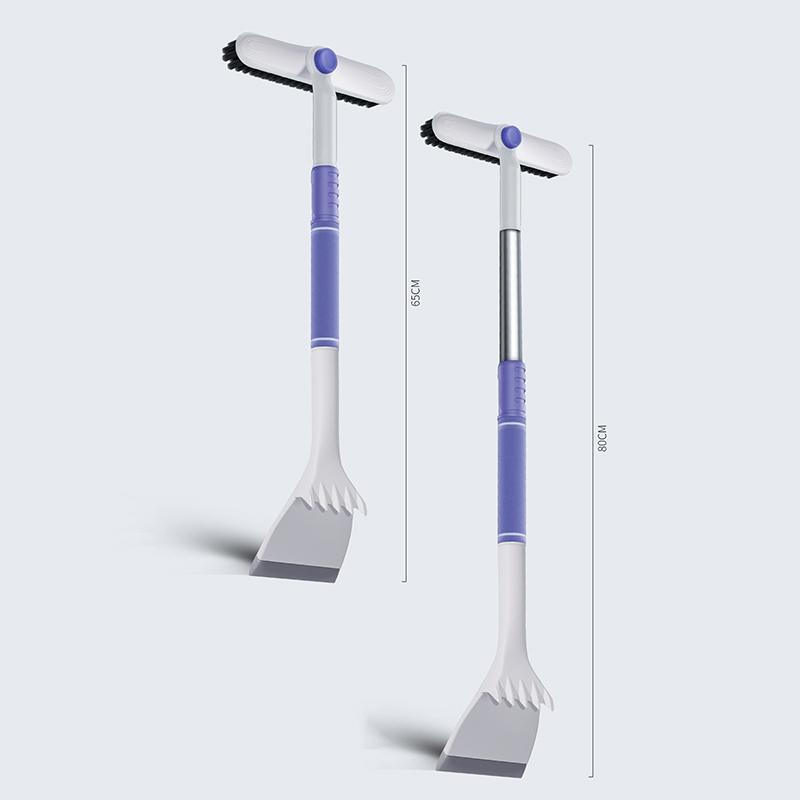 Car Snow Brush Extendable Car Snow Shovel Ice Scraper Winter Auto Windshield Cleaner Brush Detachable Broom Snow Removal Tool A4