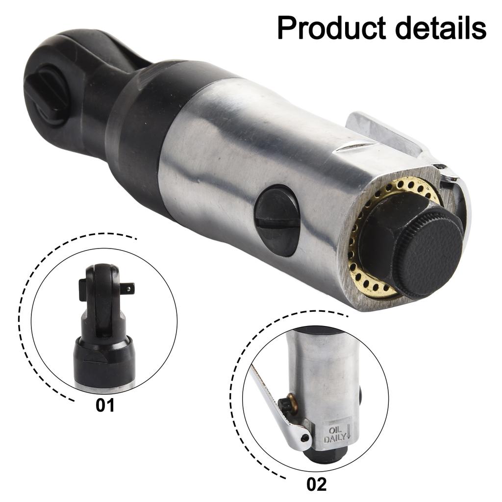 Compressed Air Tool 0.9lbs 0.42kg Air Wrench Easy Use Lever Control Variable Torsion Adjustment Industrial Use