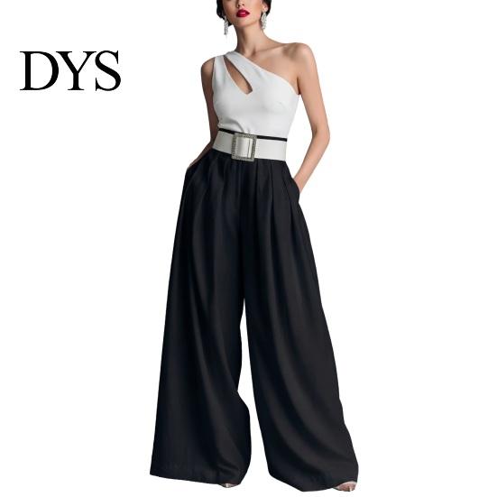 Casual Women Bottoms Pants High Waist Pure Color Oversized Wide Leg Trousers with Belt Pockets Loose Fit Business Soft Breathable