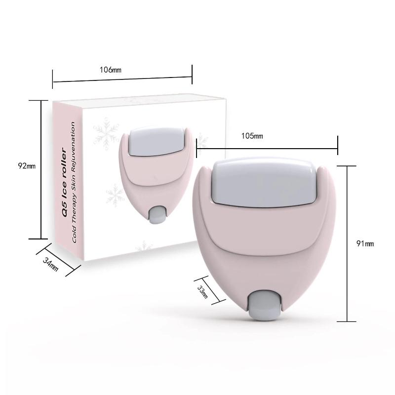 2-in-1 Ice Roller Heart Shaped Multifunctional Ice Roller Portable Ice Roller Ice Application Eye And Facial Massage Care Tool