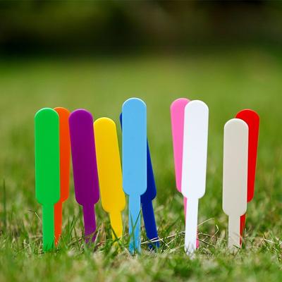 Wasserdichte Kunststoff-Pflanzenschilder, Garten-Baumschule Blumentöpfe, Sämlingsmarkierer, Kreative DIY-Gartendekoration Werkzeuge