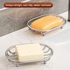 Self Draining Metal Soap Dish Anti-rust Bathroom Soap Holder Soap Filter Rack  Household