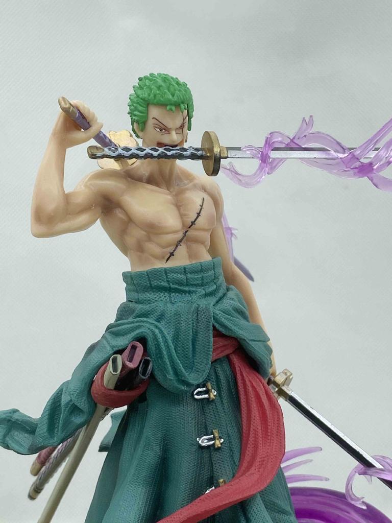 Anime One Piece Roronoa Zoro Figure Gk 20cm Pvc Action Figurine Collection Decor Doll Model Toys Gift