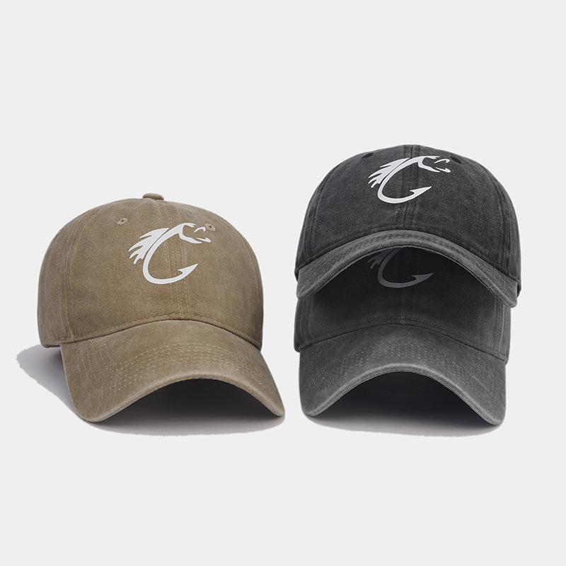 New Washed and Old Personalized Printed Baseball Cap Men's Fashion Versatile Cap Women's Tide Outdoor Sunscreen Visor