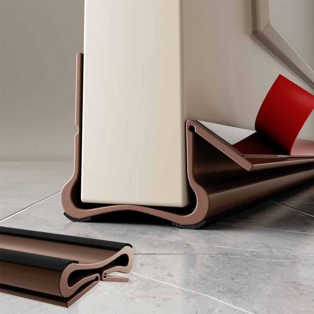 Flexible Door Bottom Seal Strip Door Gap Soundproofing Wind Dust Proof Weather Strip Under Door Draft Stopper Tape