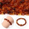 10-200 pezzi 6 8 10 12 14 20 mm Perline Acriliche Ambra Rotonde Sfuse Distanziatori Per Creazione Gioielli Braccialetti Fai-da-te Accessori Collana