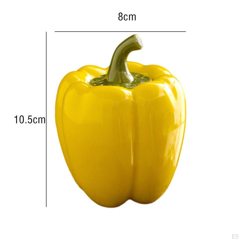 Ceramic Airtight Jar ,Tea Leaves Storage Can, Chili Shape Portable Crafts Tea Caddy Tins