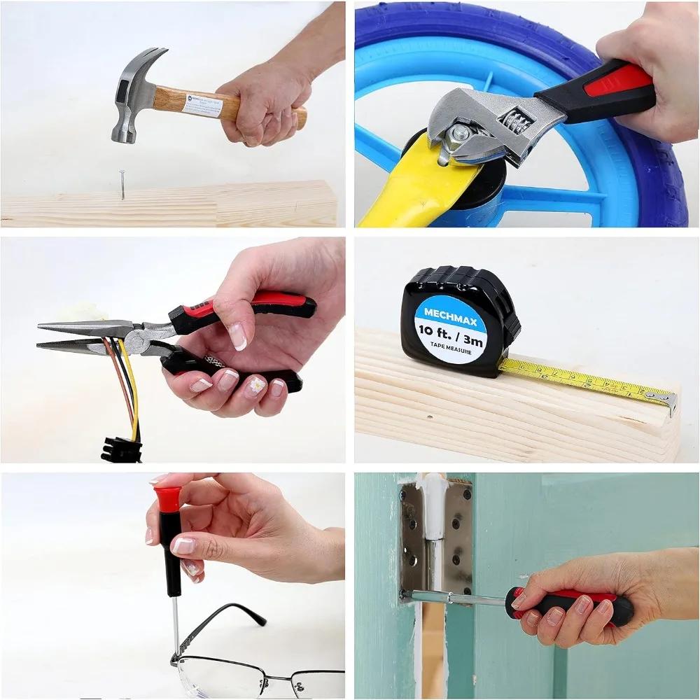 149 PieceHome Tool Set with Tool Box Storage Case, for Home, Office, Dorm, Back To School, Mechanic, Men, Car, Automotive