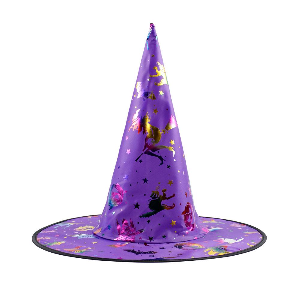 Light-Up Spiderweb Witch Hat Halloween Decoration