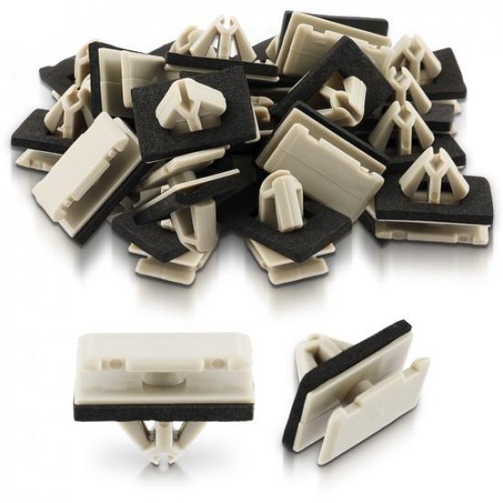 20 Rocker Panel Moulding Clip with Sealer For Jeep Grand Cherokee WK2 2015-2012