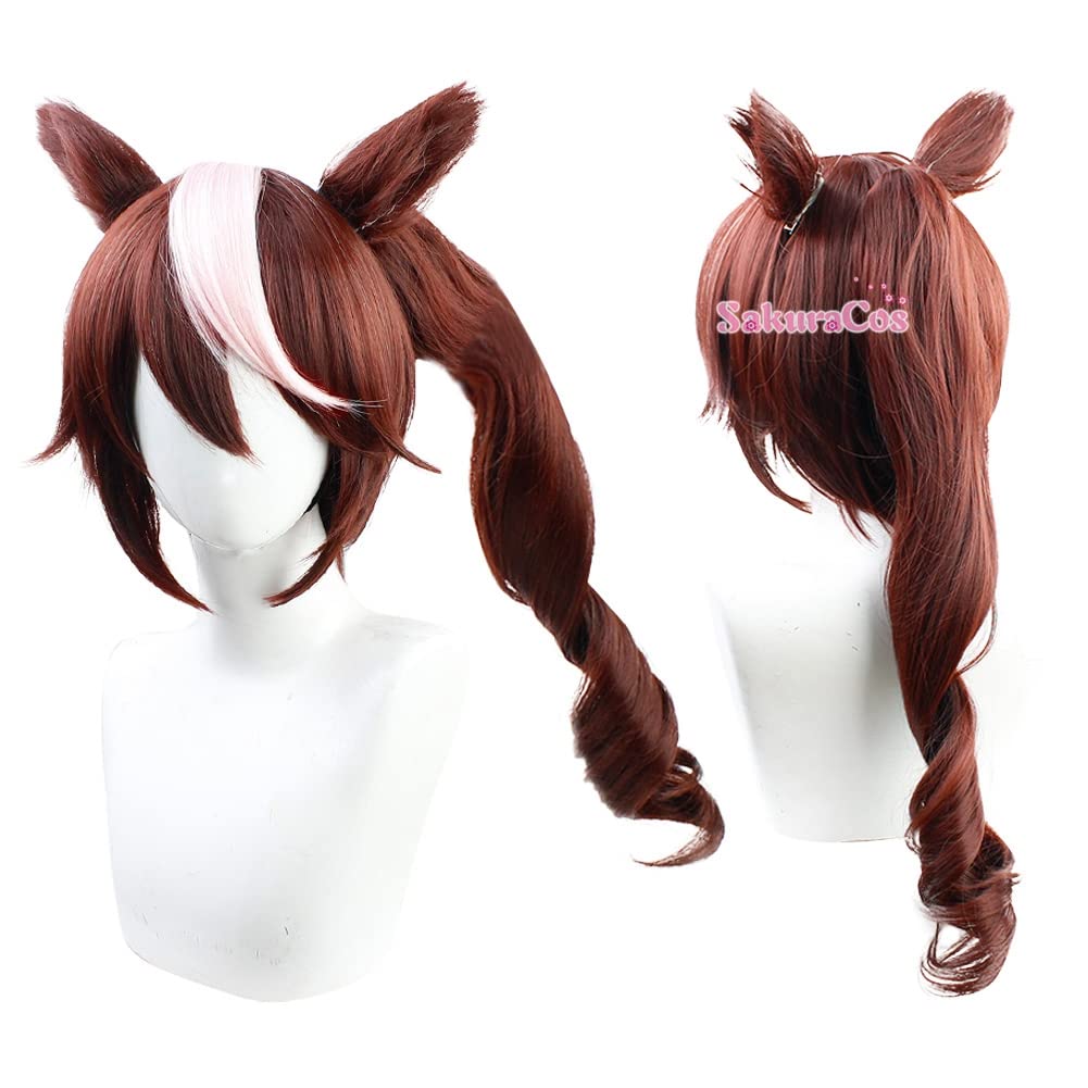 Sakuracos Uma Musume Pretty Derby Tokai Teio Cosplay Wig Ready-to-ship