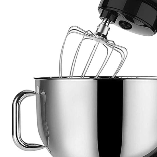 Dough Mixer 660W 6-Speed Electric Kitchen Stand Mixer with Stainless Steel Bowl Dough Hook Whisk & Beater Professional Baking Mixer