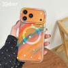 Custodia Trasparente Glitterata Magnetica per Telefono per iPhone 17 16 15 14 13 Pro Max Per Ricarica Wireless Magsafe Cover Morbida Antiurto