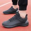 Autumn Lightweight Leather Men's Shoes Soft Sole Cushioning Travel Casual Shoes Running Fitness Sports Shoes Foreign Trade 2025