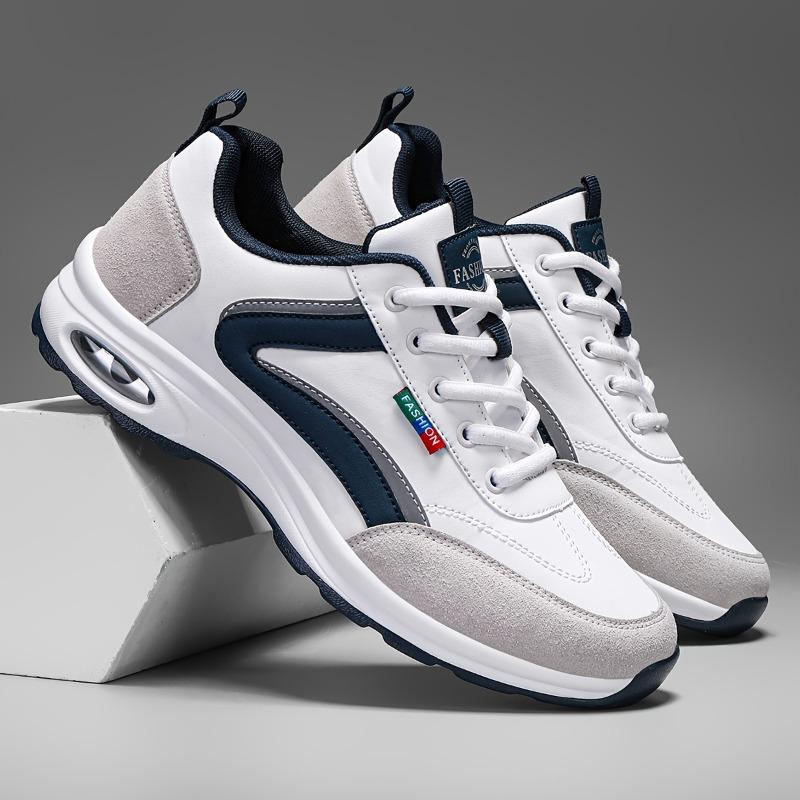 

2025 New Men s Road Running Shoes - Low-Top Sneakers with Durable Rubber Sole and Comfortable Fabric Lining for All Seasons 48 білий