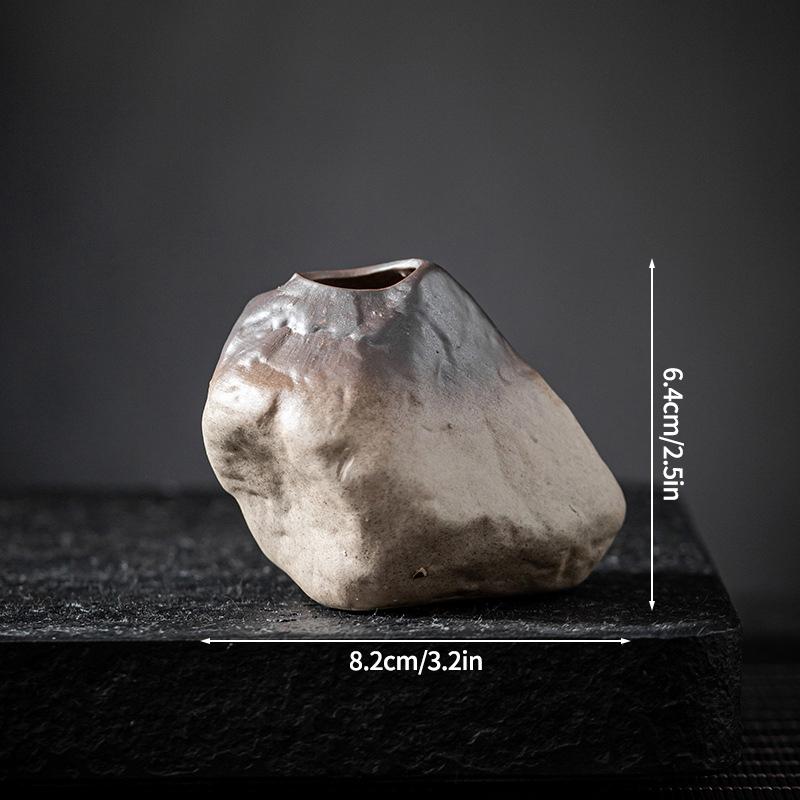 

Vintage Ceramic Vase Japanese Handmade Flower Vases Retro Mini Bud Vase Wedding Flower Arrangement Living Room Decoration