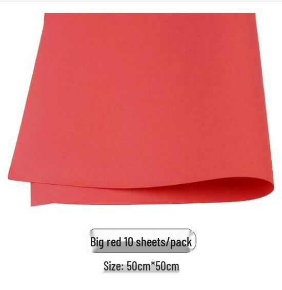 Placă mare din spumă EVA 50x50cm, grosime 1mm, pentru meșteșuguri DIY și proiecte educaționale.