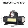 Wiederaufladbare COB LED USB Stirnlampe Stark Magnetisch Leistungsstarke Scheinwerfer Super Hell Wasserdicht Stirnlampe Für Outdoor Angeln