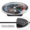 Hygrometer Thermo Control Inside Garden Hotel Lobby Thermometer Workshop Analogue Humidity Black Classroom Climate Laboratory